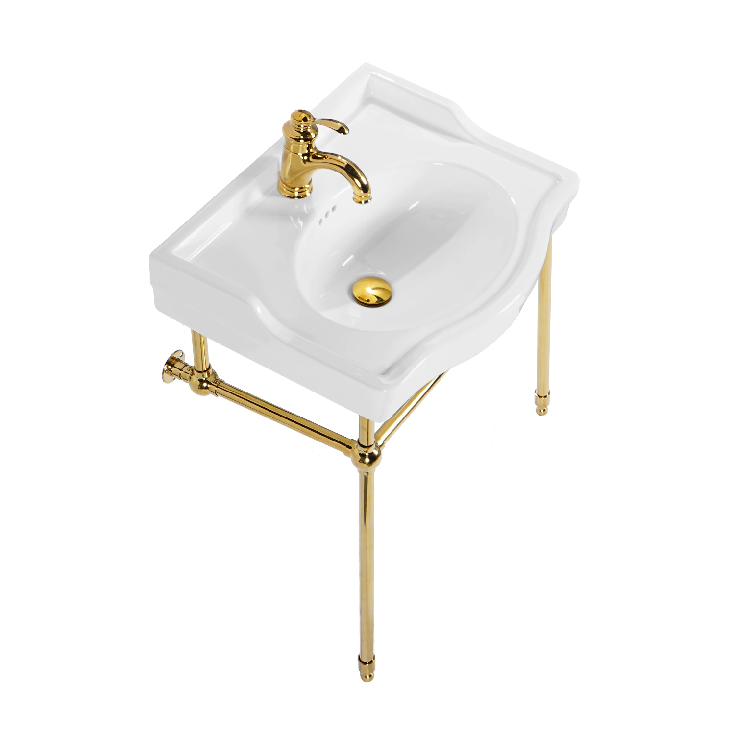 bathroom freestanding console sink supplier in china -- meilong ceramics company